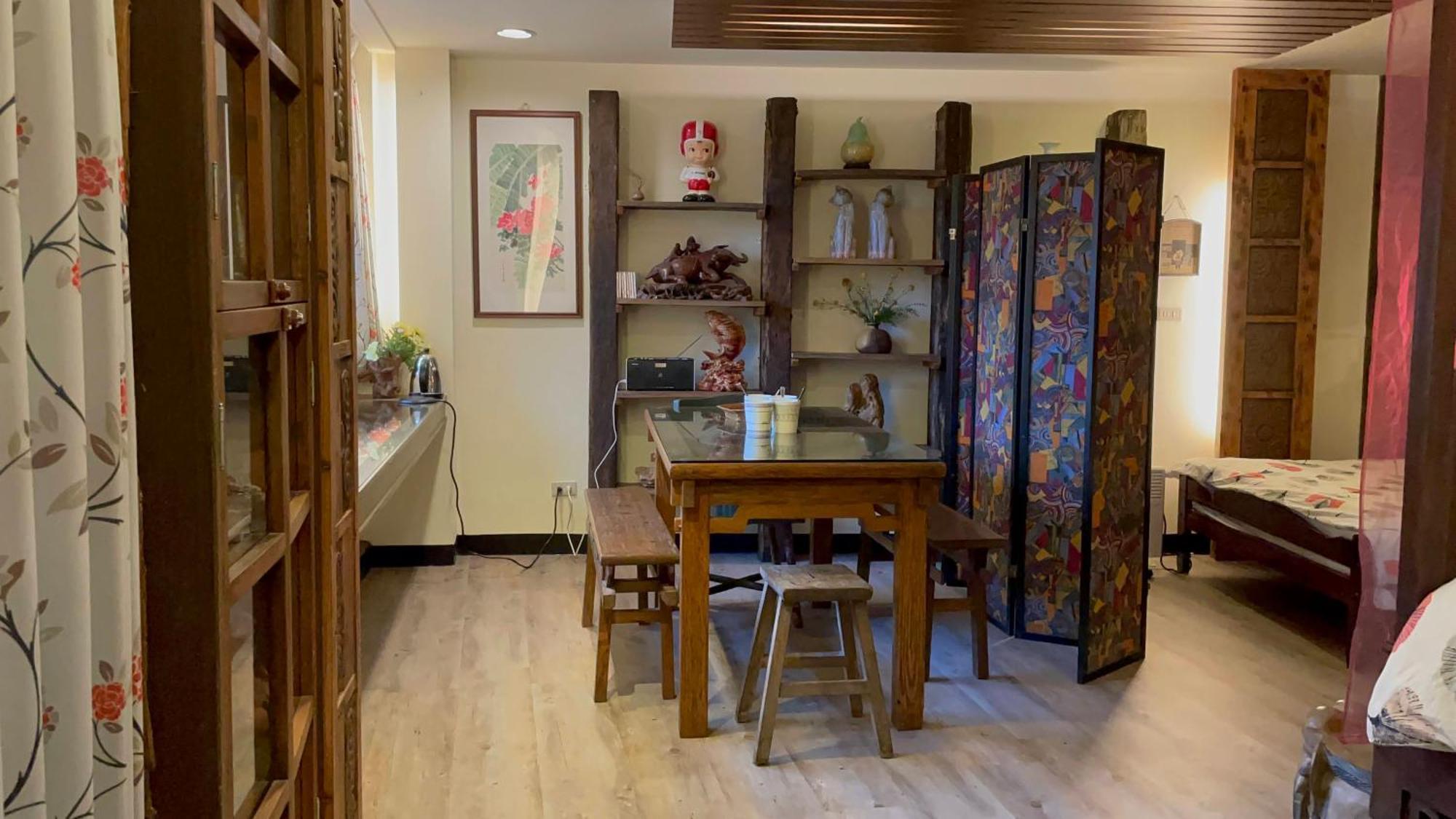 Apartmán Qi Tang Lane Ťiou-fen Pokoj fotografie